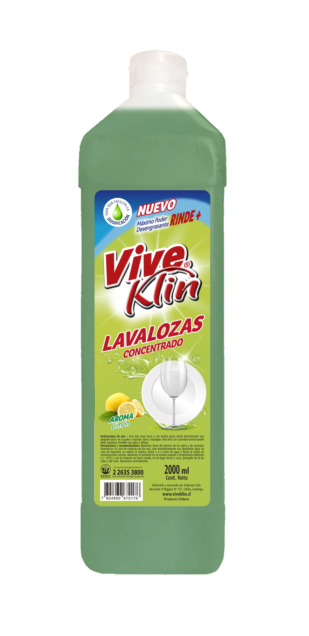 Lavaloza Limon 2 lts. Viveklin
