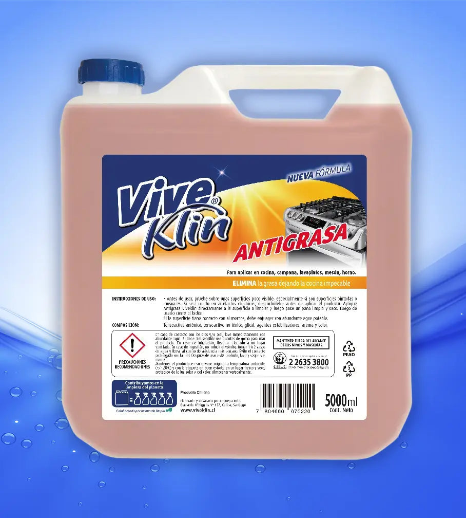 Antigrasa bidón 5 lts. Viveklin