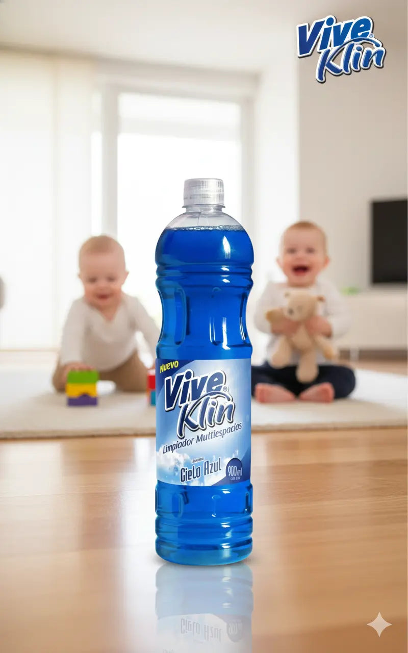 Limpiapisos concentrado Viveklin aroma Cielo Azul 900 ml.