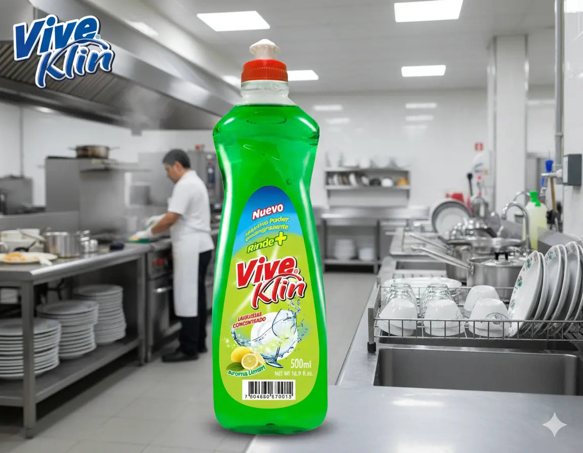 Lavalozas líquido concentrado aroma Limón Viveklin 500 cc.