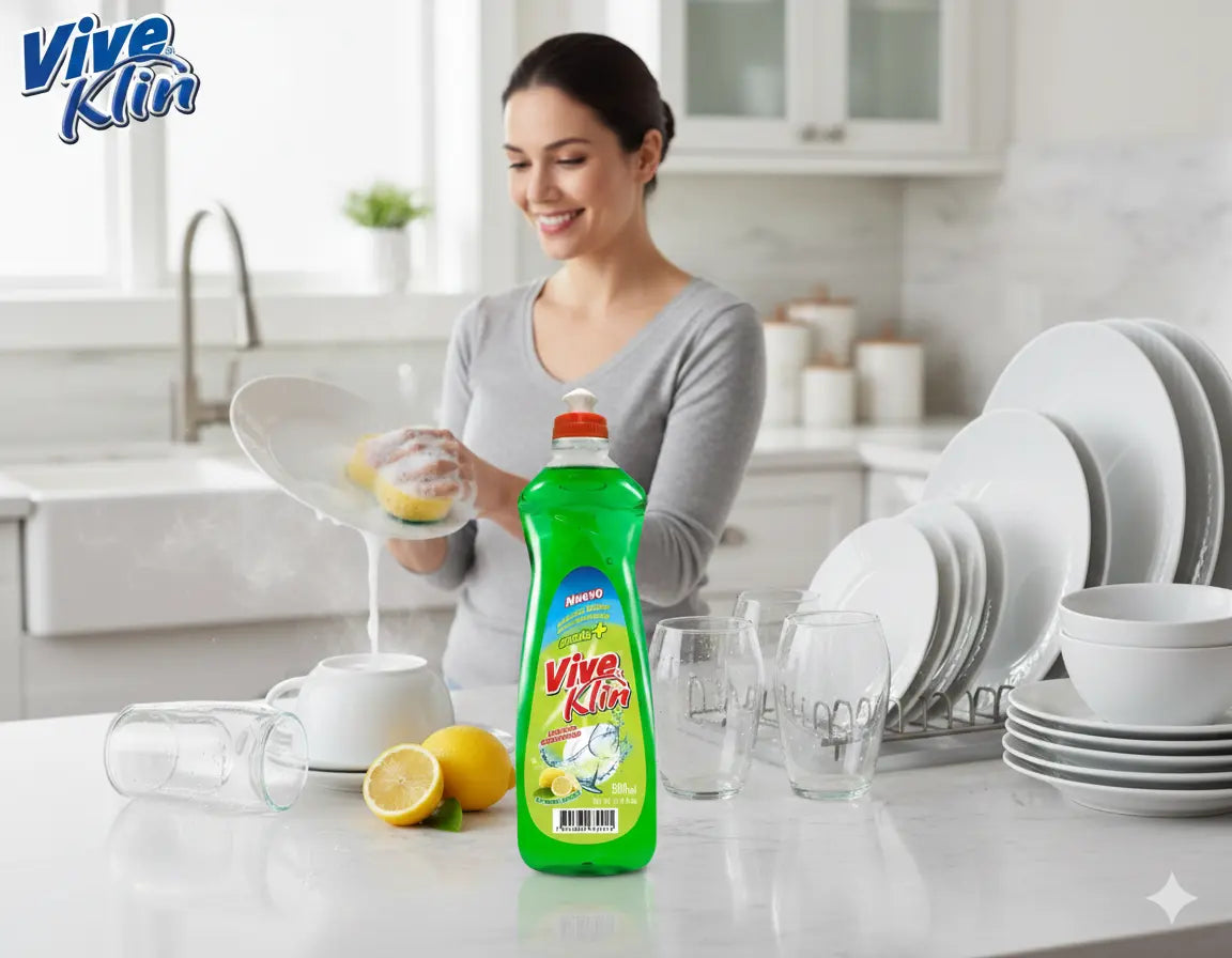 Lavalozas líquido concentrado aroma Limón Viveklin 500 cc.