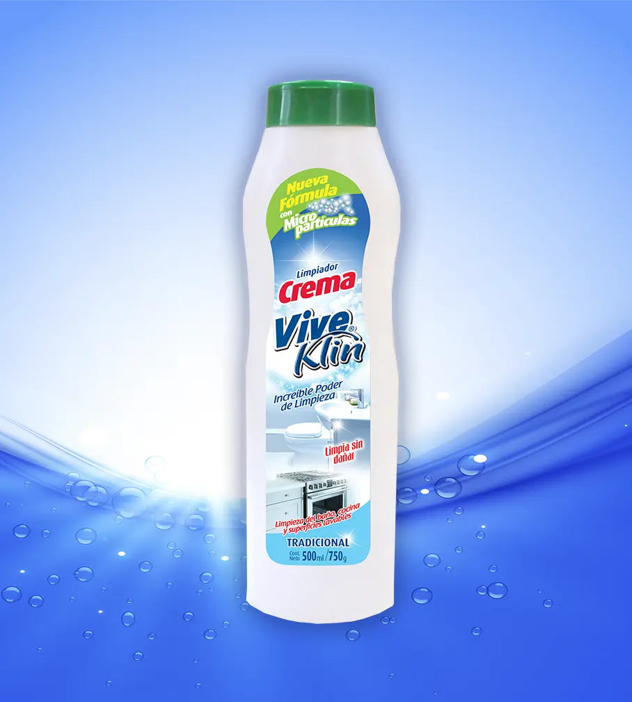 Limpiador en crema tradicional Viveklin 500 ml.