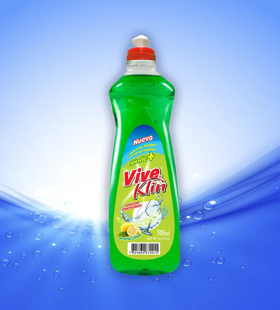 Lavalozas líquido concentrado aroma Limón Viveklin 500 cc.